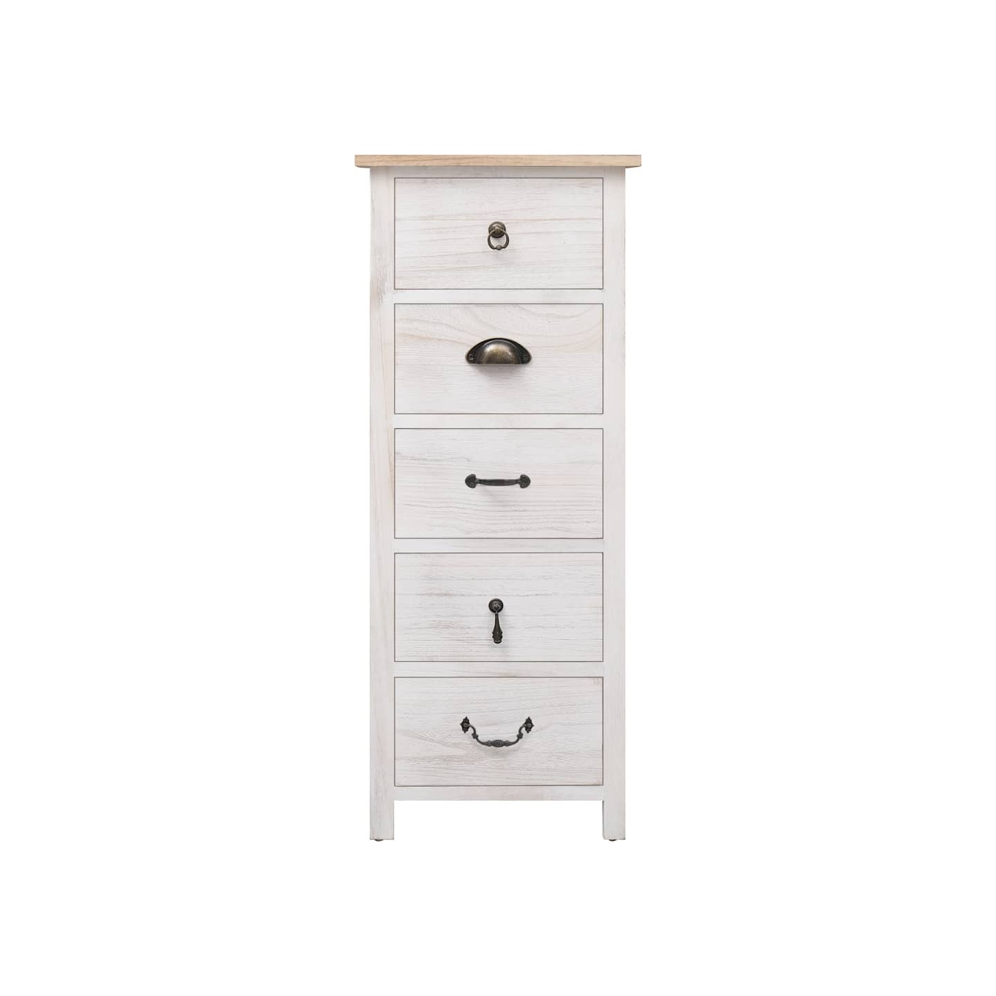 Armoire latérale 35x25x87 cm Bois de Paulownia