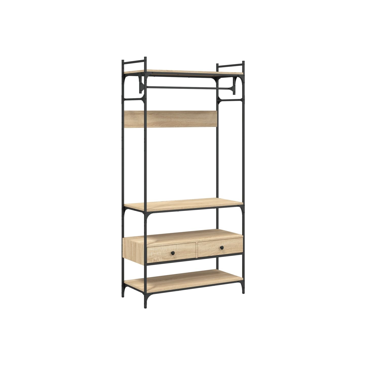 Armoire à tiroirs chêne sonoma 89x39x184,5 cm bois d'ingénierie