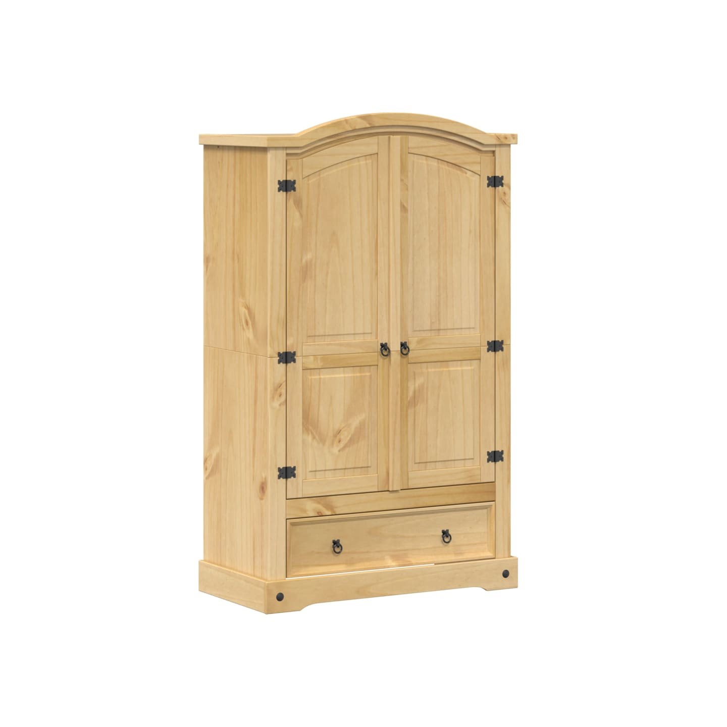 Armoire « Corona » 101 x 52 x 170 cm Bois massif Pin