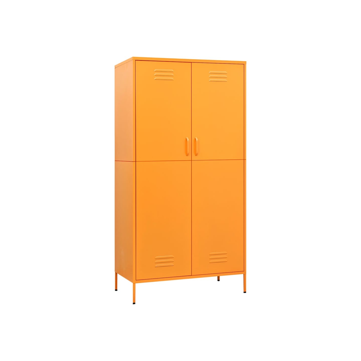 Garde-robe Jaune moutarde 90x50x180 cm Acier