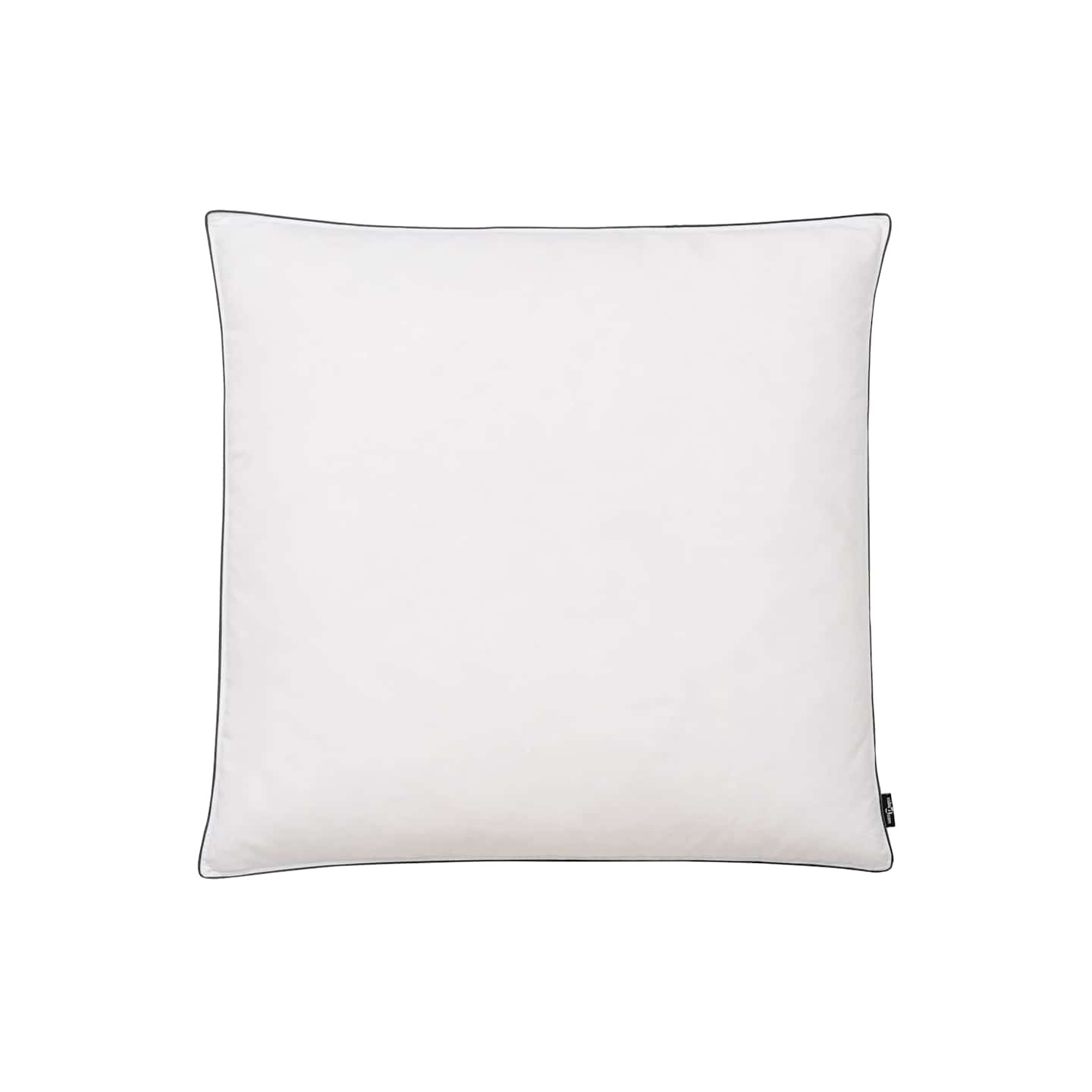 Oreiller lot de 2 Remplissage de duvet 80 x 80 cm Blanc