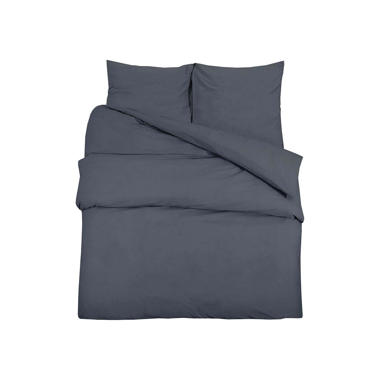 Ensemble de housse de couette Anthracite 200x200 cm Microfibre