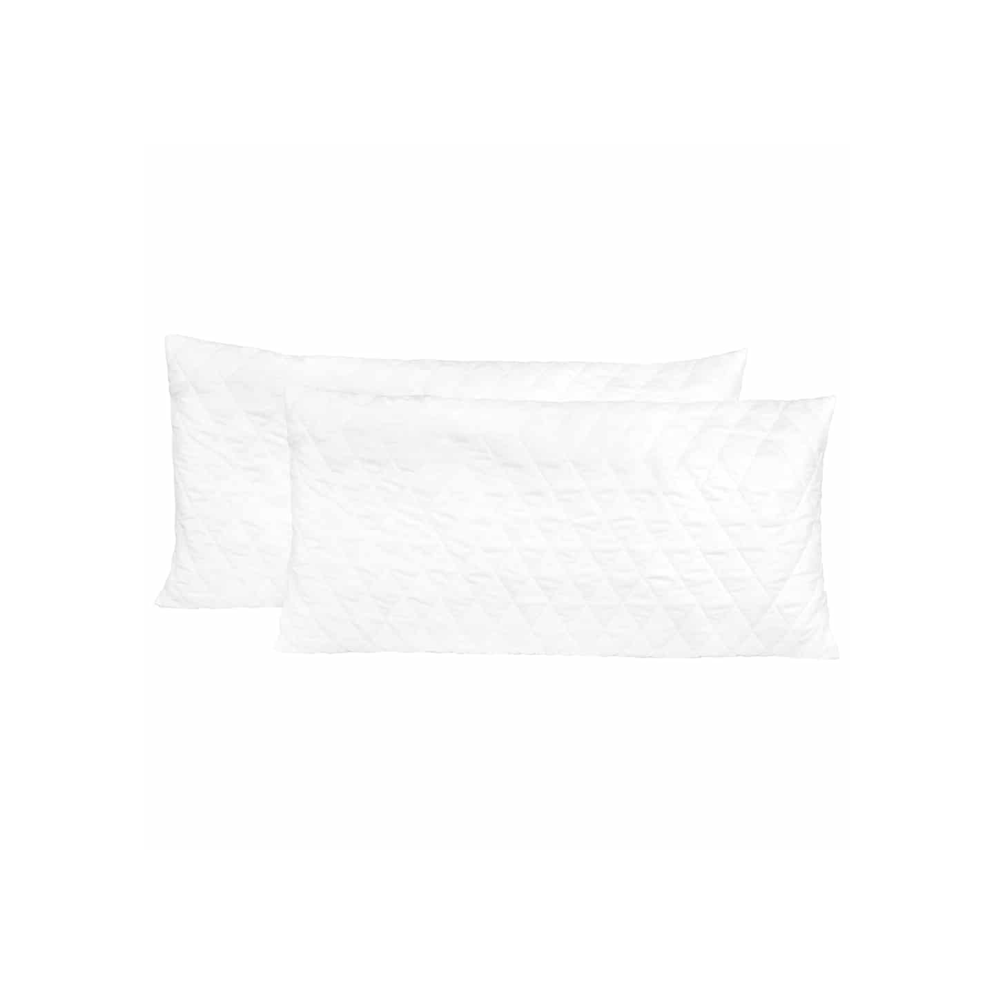 Oreillers lot de 2 80x40x14 cm Mousse à mémoire de forme