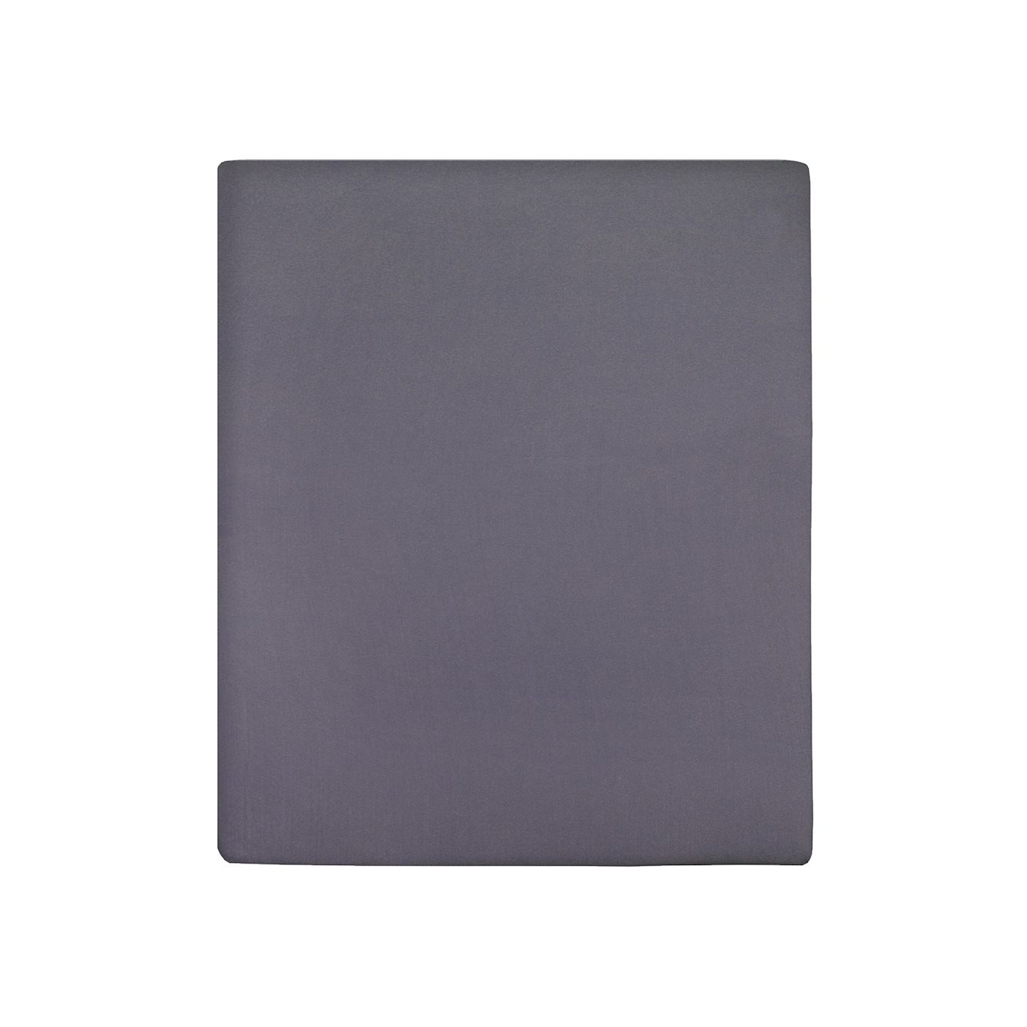 Drap-housse Jersey Anthracite 140x200 cm Coton