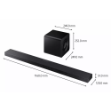 Barre de son Samsung HW-QS710F 3.1.2 Dolby Atmos | Nimestore
