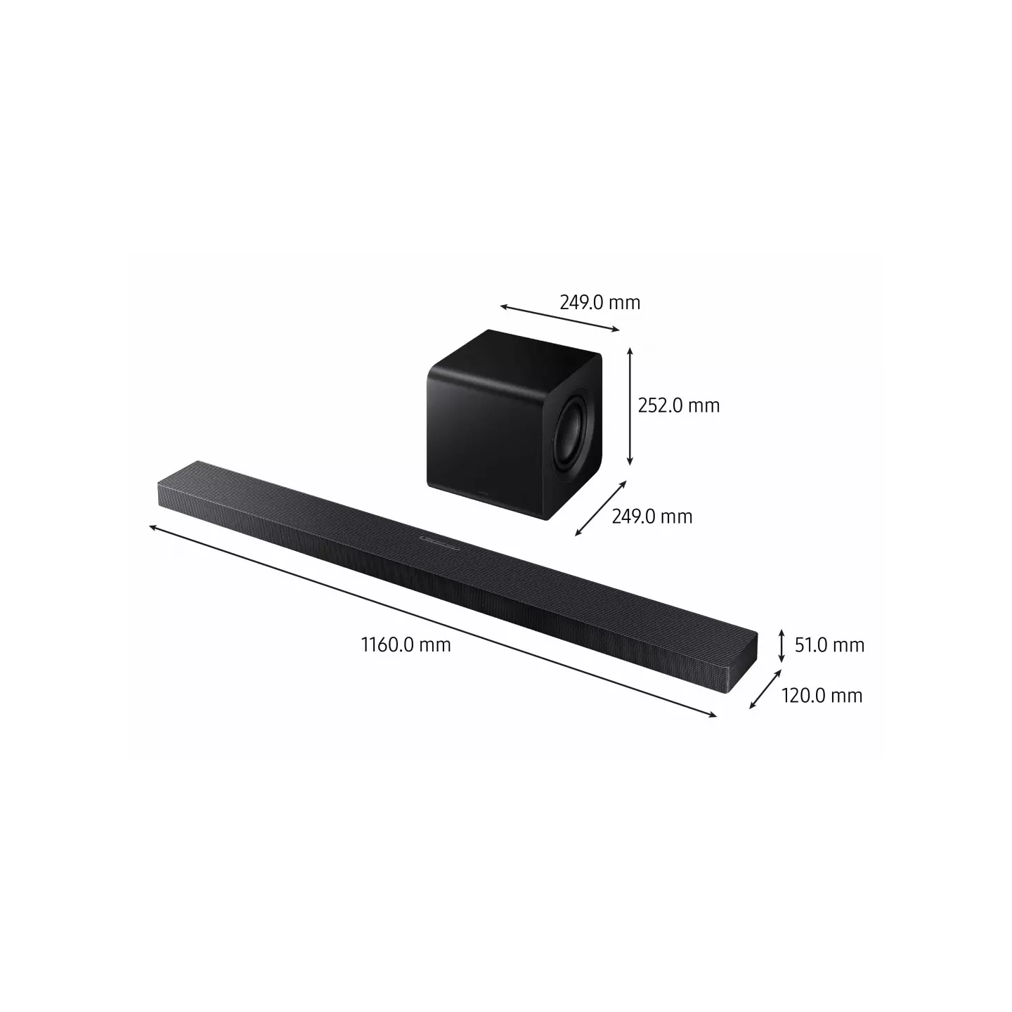 Barre de son Samsung HW-QS710F 3.1.2 Dolby Atmos | Nimestore