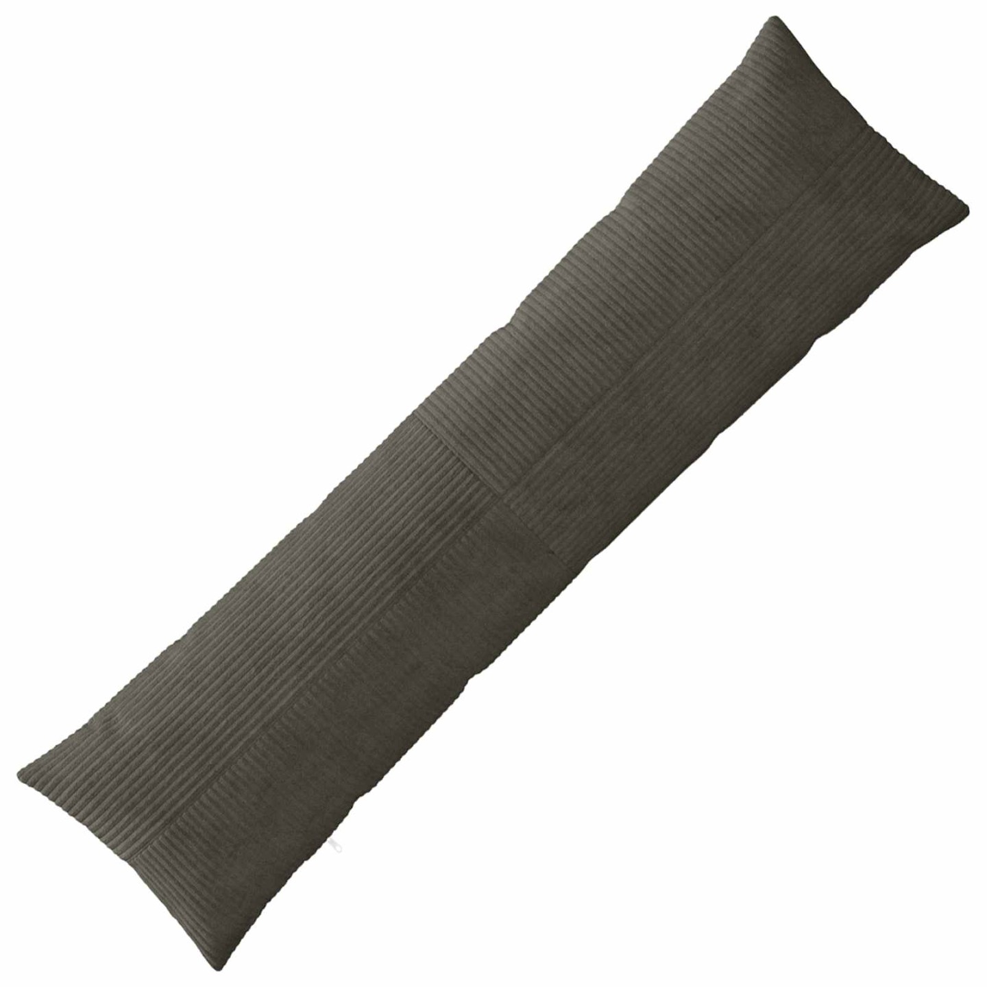 Housse de coussin ALMELO Anthracite 40 x 145 cm velours côtelé