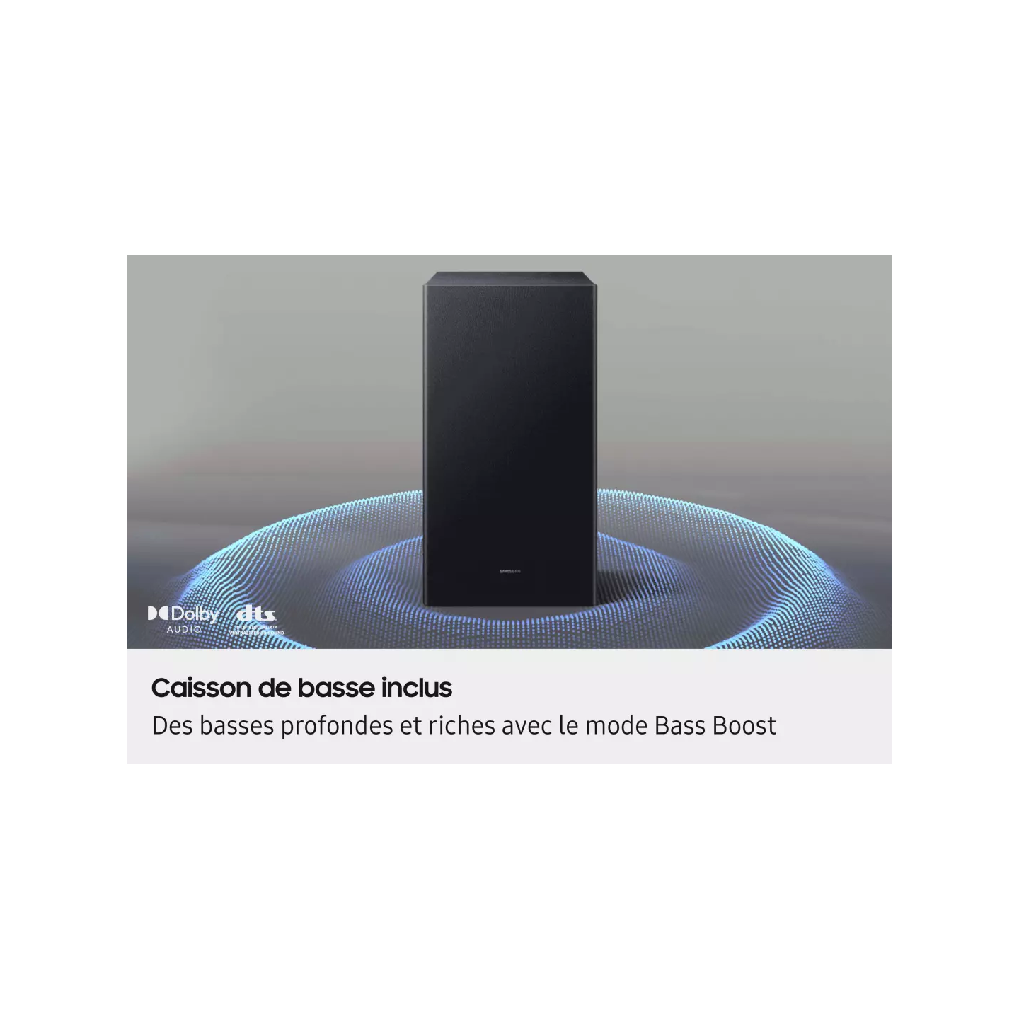 Barre de son Samsung HW-B460F 2.1 caisson sans fil | Nimestore
