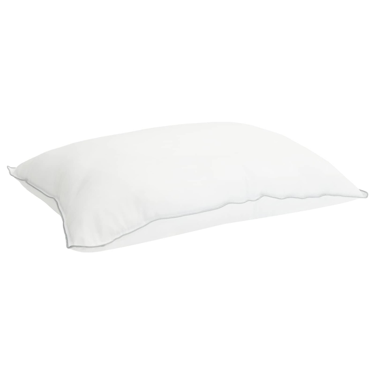 Oreiller 2 pc 40 x 80 cm Fibre de bambou Blanc