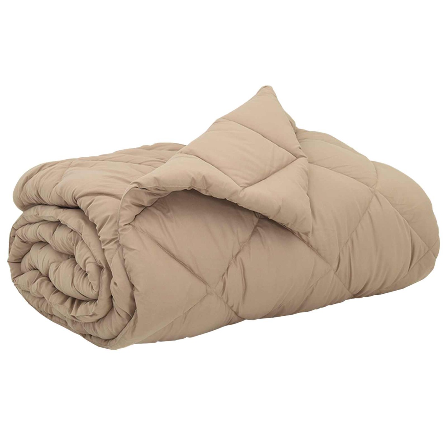 Duvet complet toute l'année 220 x 240 cm 300 gsm Taupe