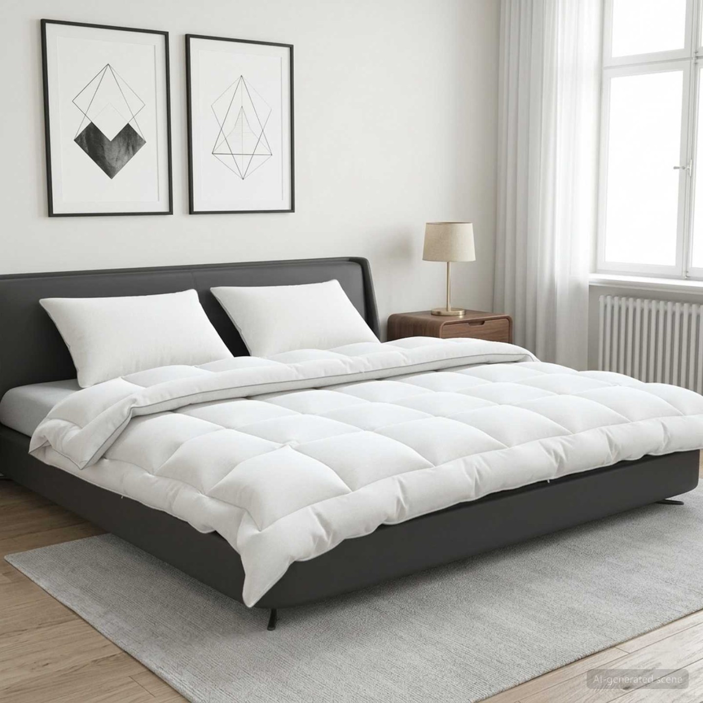 Ensemble de couette et d'oreiller 3 pc 220x240 cm 4 saisons