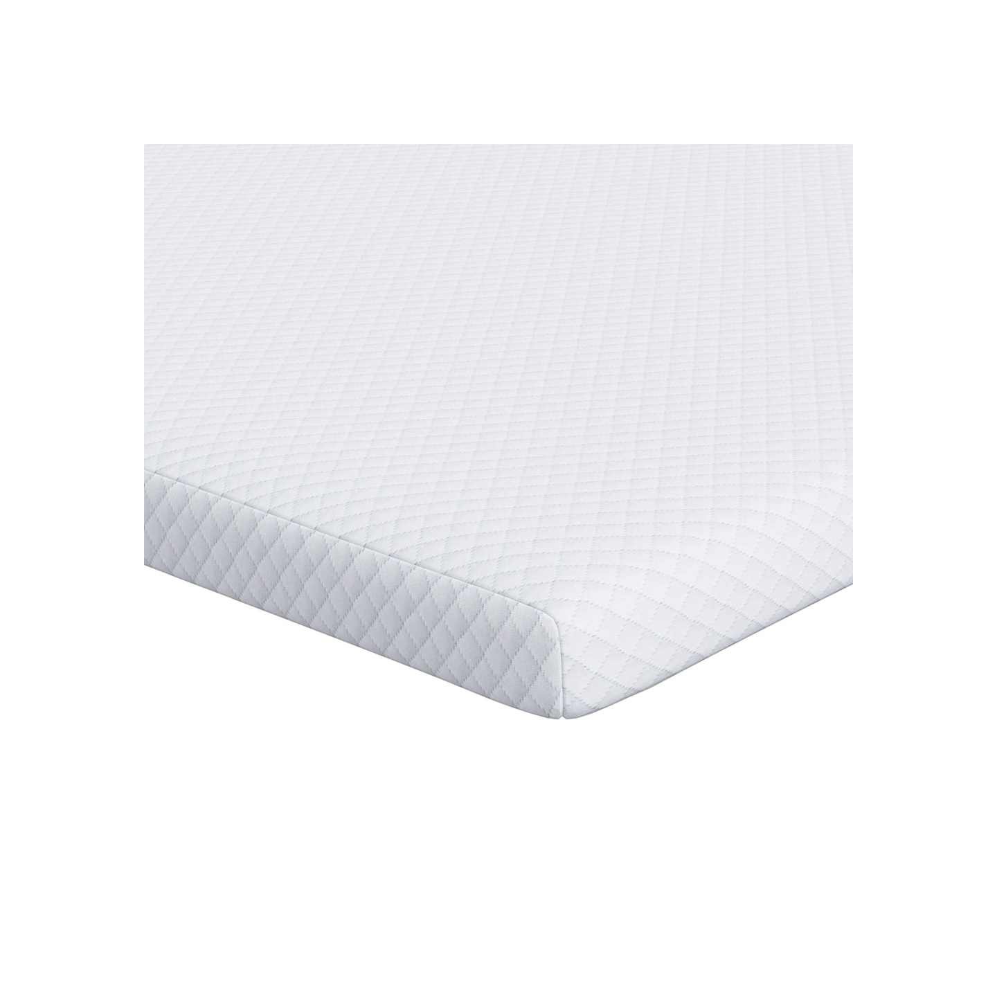 Surmatelas en mousse à mémoire 90 x 200 cm Thick Doux Blanc