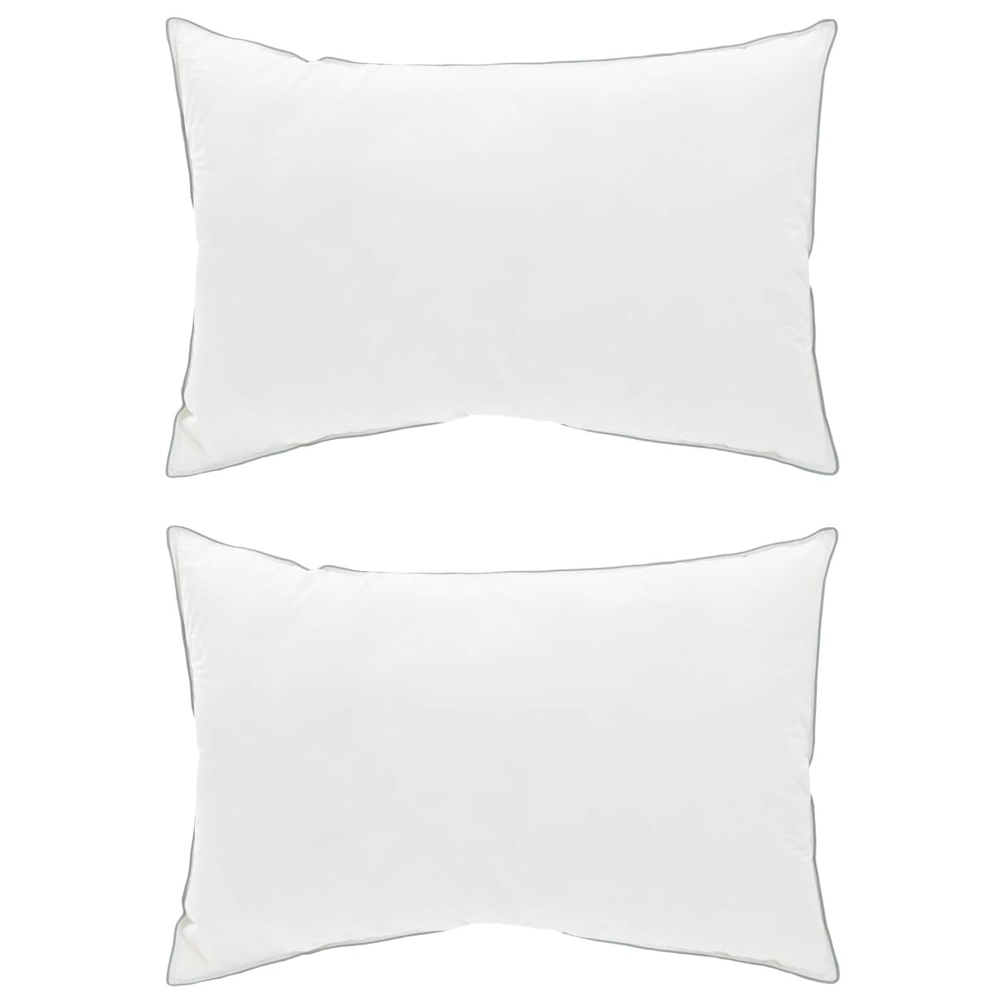 Oreiller 2 pc 40 x 80 cm Laine australienne Blanc
