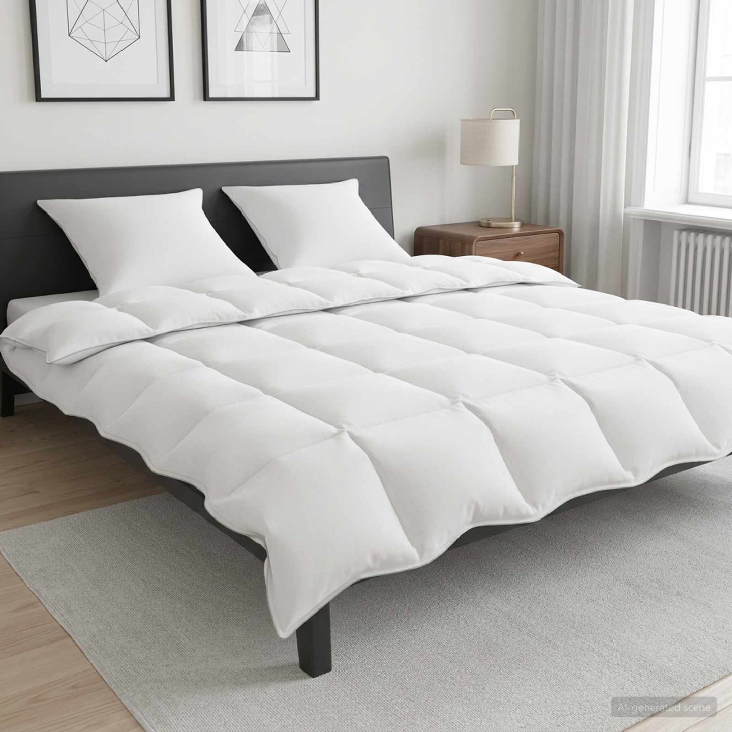 Duvet d'hiver Blanc 240 x 220 cm Bambou