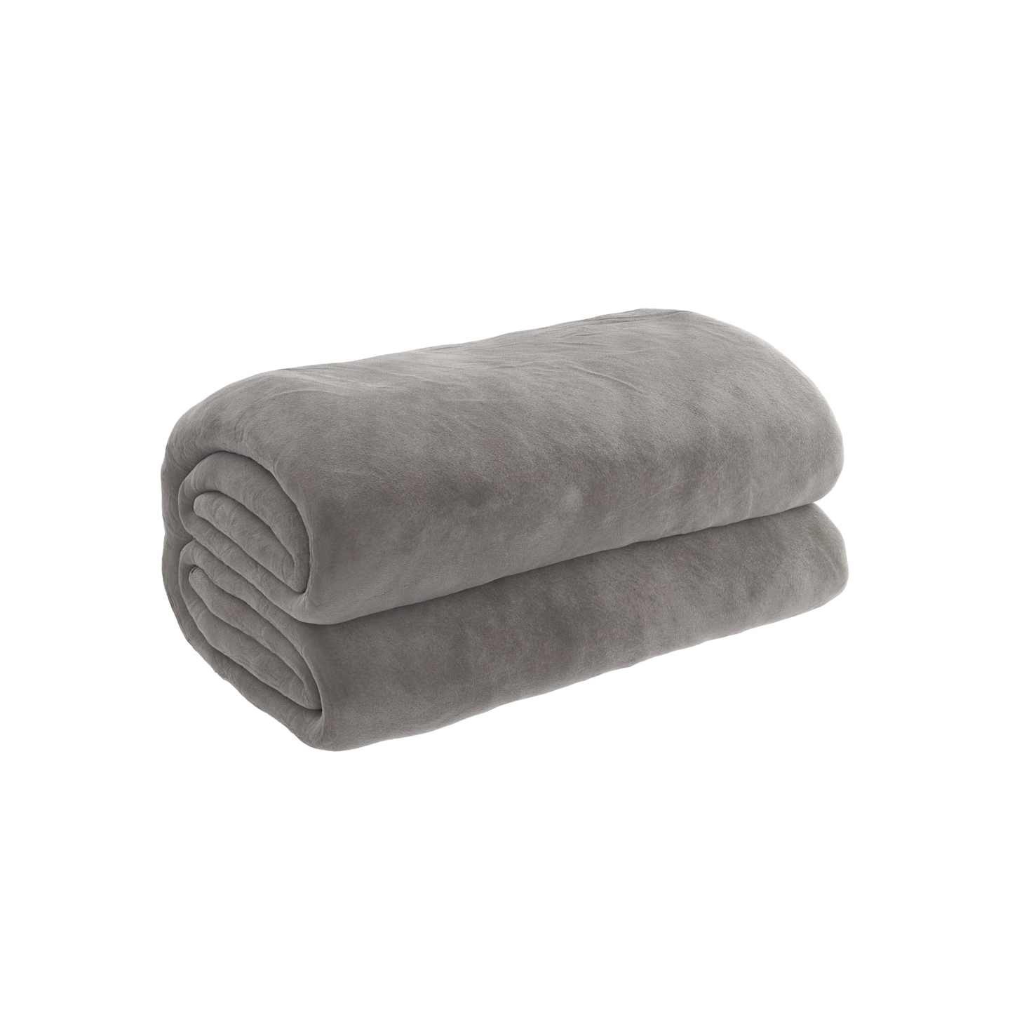 Couverture lestée avec housse Gris 152x203 cm 11 kg Tissu
