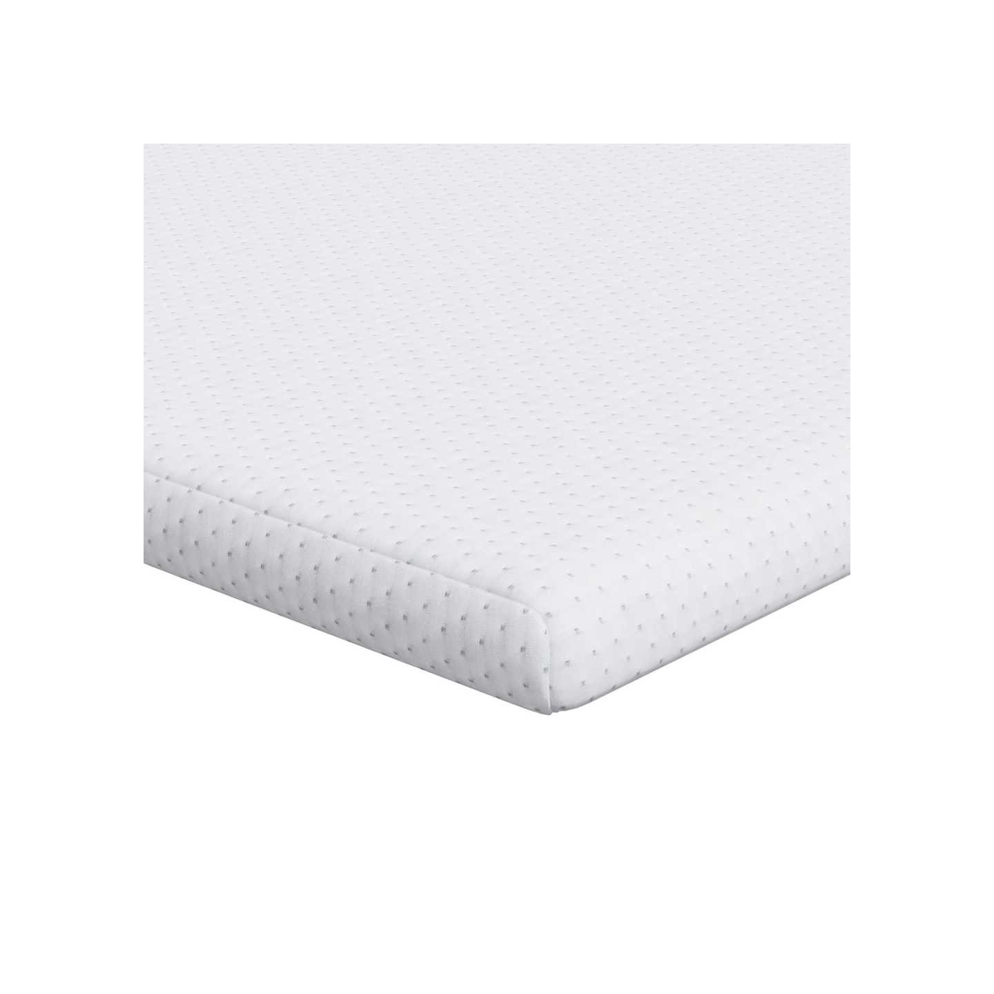 Surmatelas Blanc 90 x 200 cm Tissu Jacquard