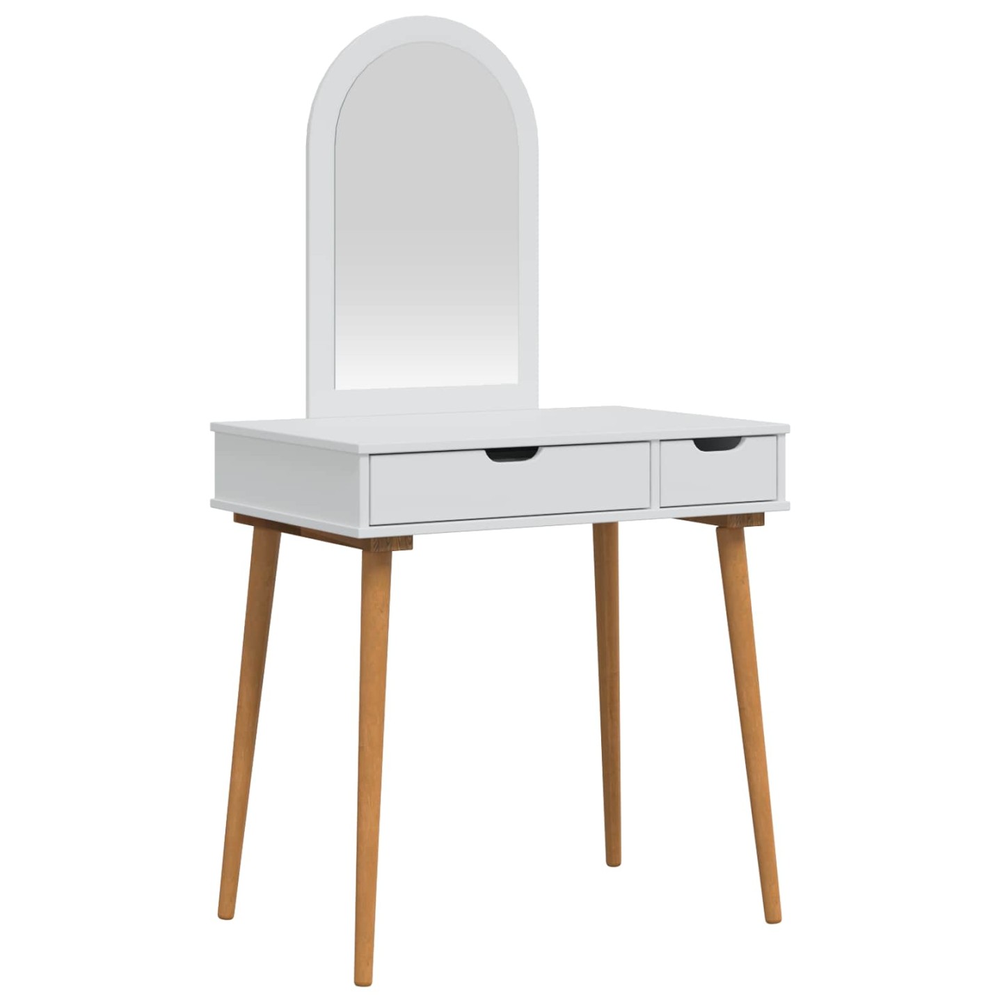Ensemble de Coiffeuse FAUSKE 2 pc Blanc 76 x 50 x 143 cm