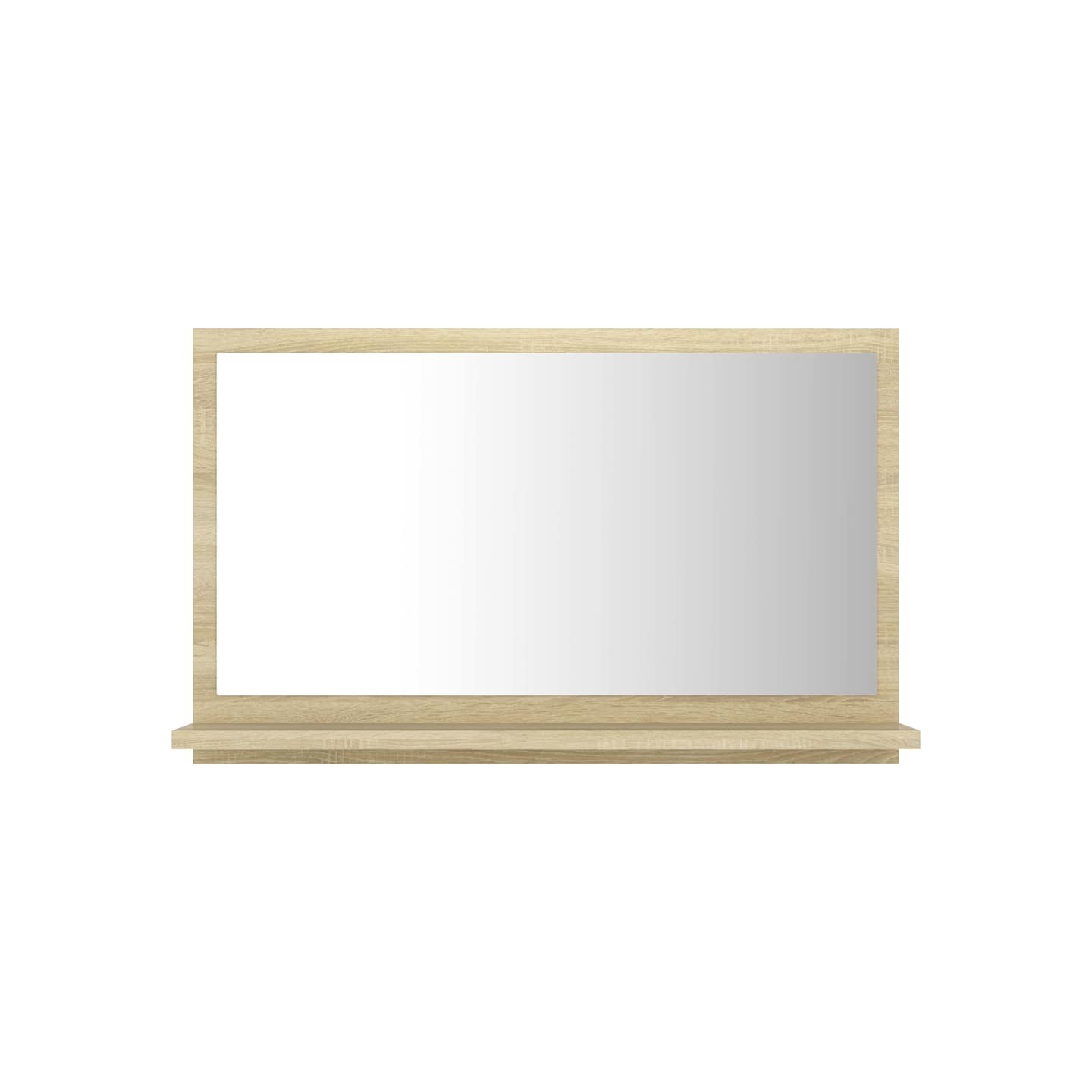 Miroir salle de bain Chêne sonoma 60x10,5x37 cm Bois ingénierie