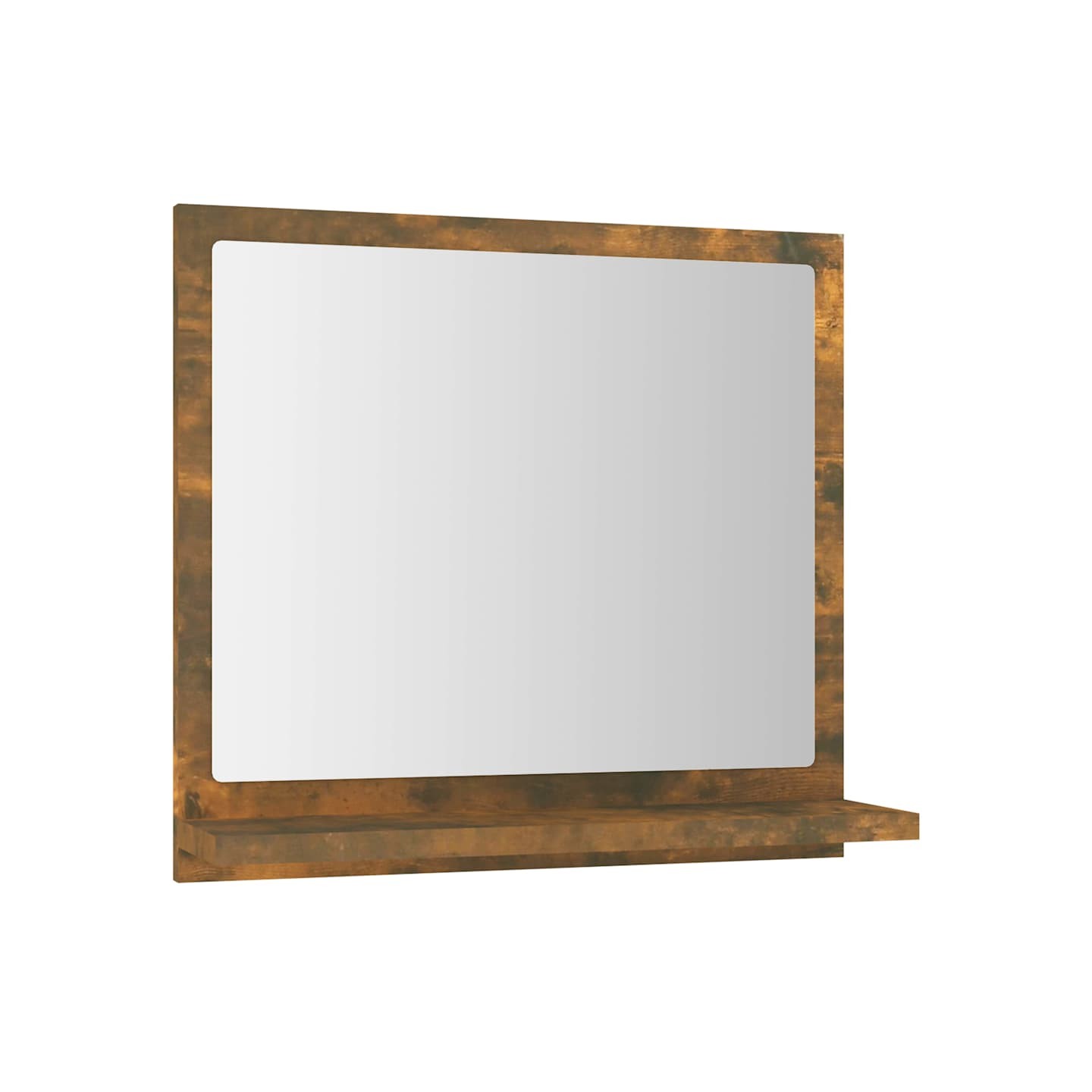 Miroir de bain Chêne fumé 40x10,5x37 cm Bois d'ingénierie