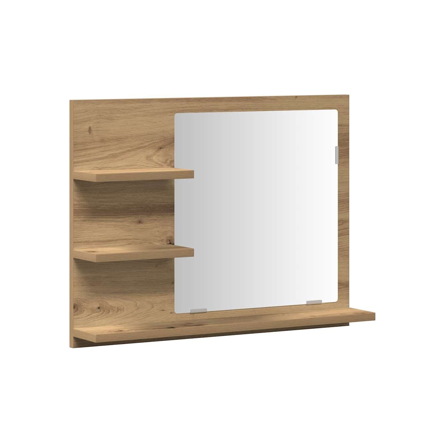 Armoire à miroir salle de bain chêne artisanal 60x10,5x45 cm