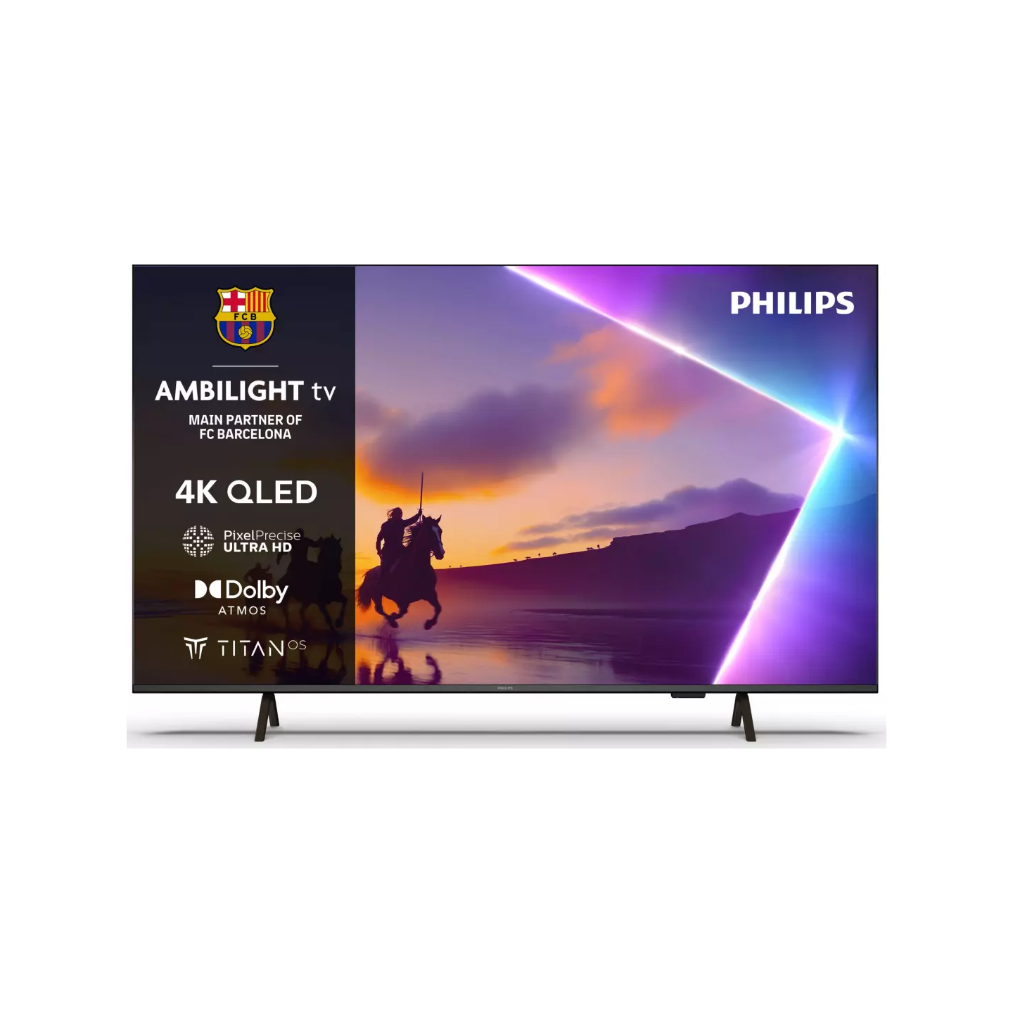 TV QLED Philips 43PUS8450/12 43" 4K Ambilight | Nimestore