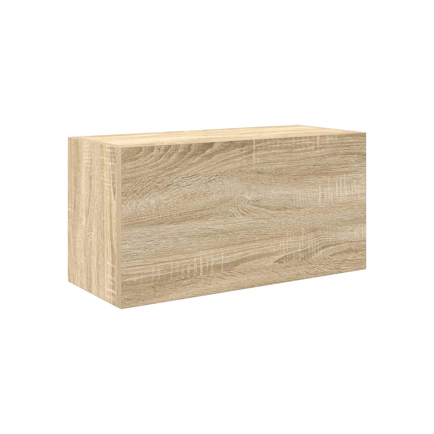 Armoire murale de bain chêne sonoma 60x25x30 cm bois ingénierie