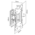 Support TV mural MBG ELB2342-1 orientable 23-42" 30 kg | Nimestore
