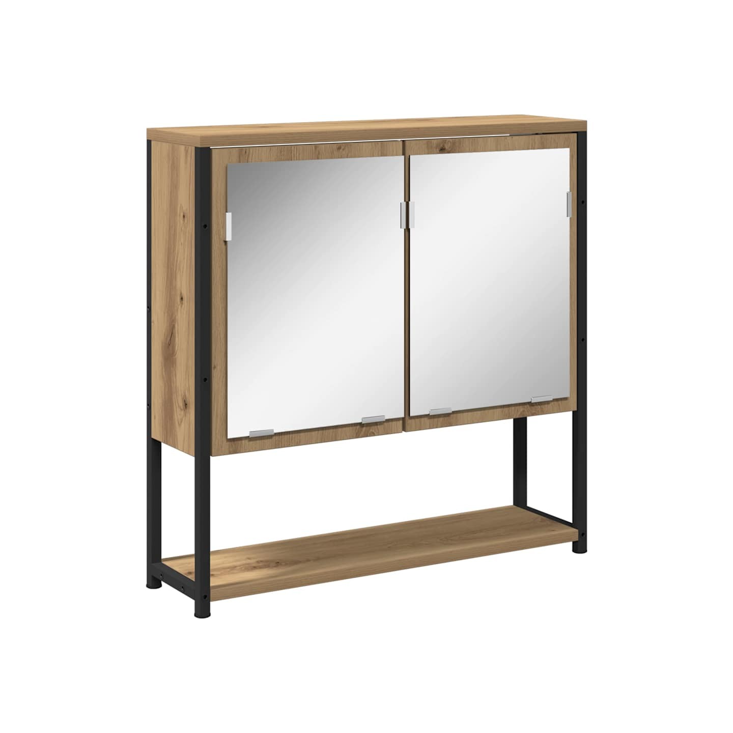 Armoire Miroir Chêne artisanal 60 x 16 x 60 cm