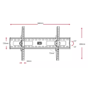 Support TV mural MBG ELB60100-TILT inclinable 60-100" | Nimestore