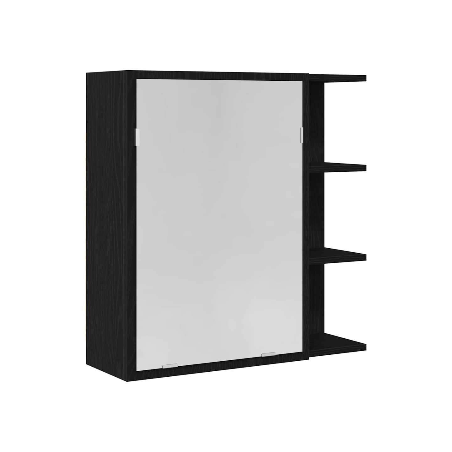 Armoire Miroir de Salle de Bain Chêne noir 62,5 x 20,5 x 64 cm