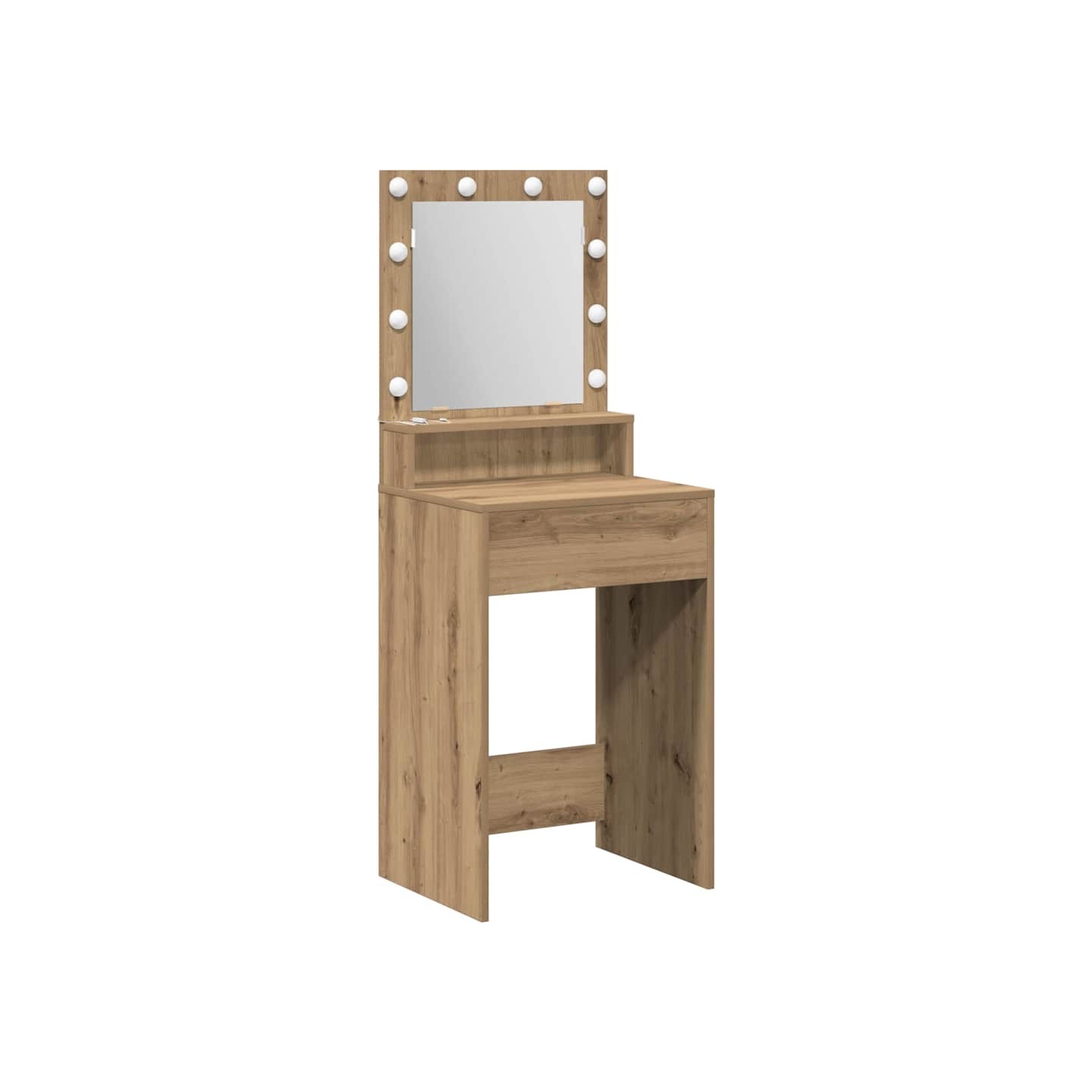 Table de Toilette Chêne artisanal 50 x 41 x 135 cm