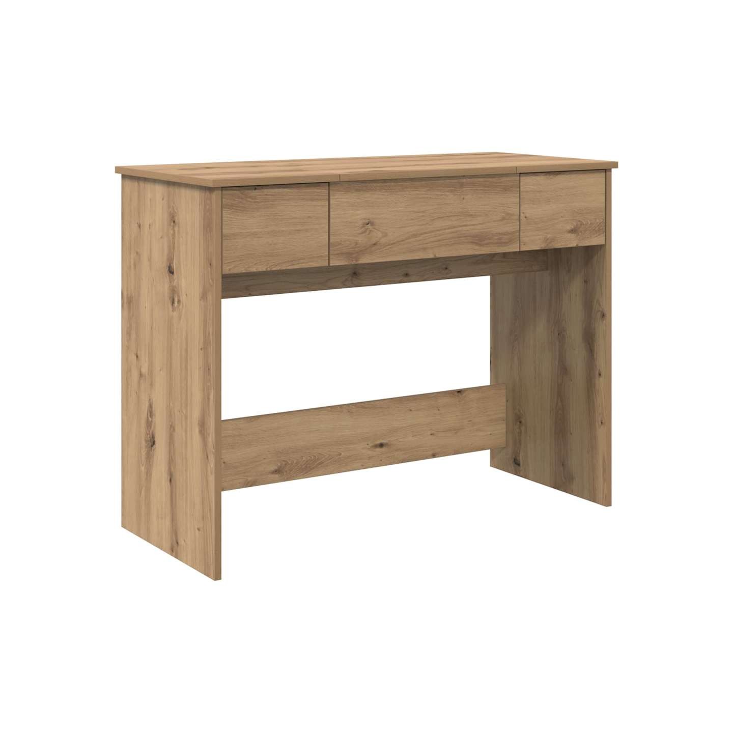 Table de cosmétiques Chêne artisanal 100 x 45 x 76 cm