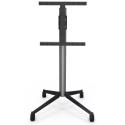 Pied TV mobile ERARD Kana 039220 30-55" acier noir | Nimestore