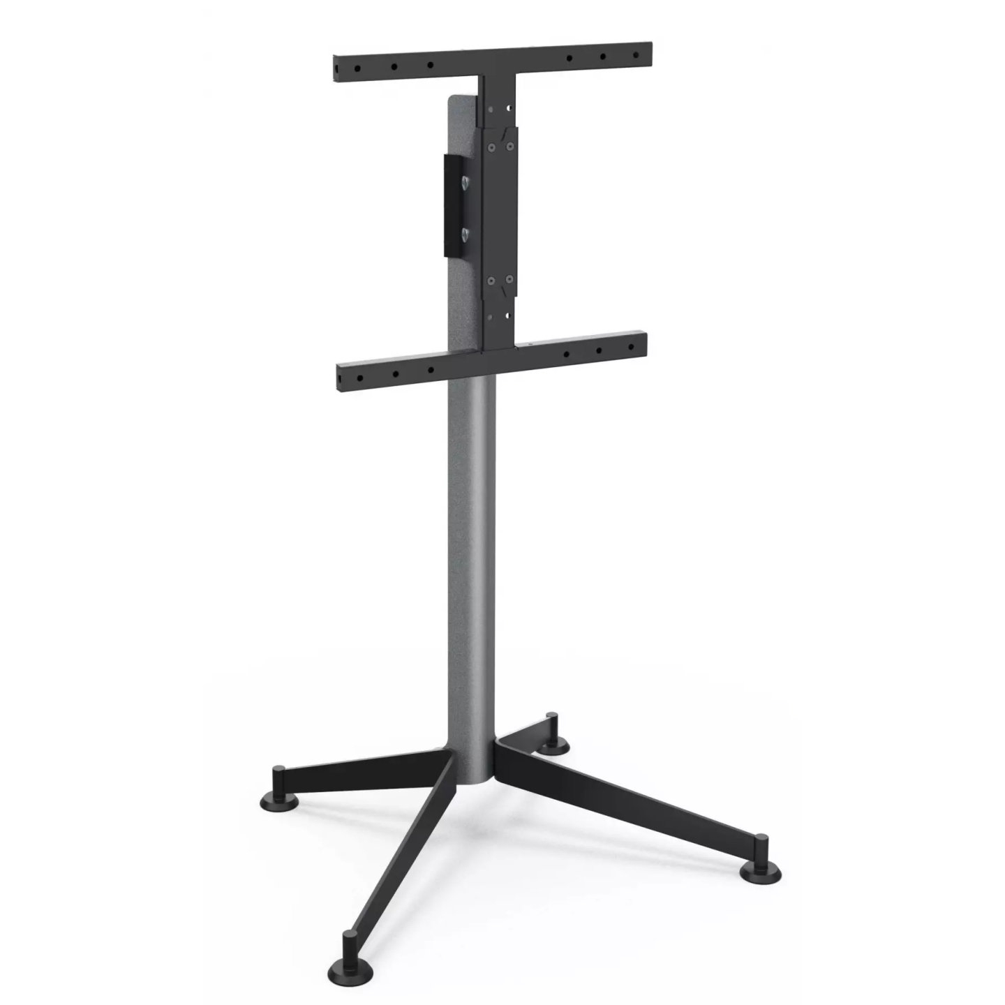 Pied TV mobile ERARD Kana 039220 30-55" acier noir | Nimestore