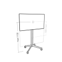 Pied TV mobile ERARD Kana 1400 XL 039240 40-80" | Nimestore