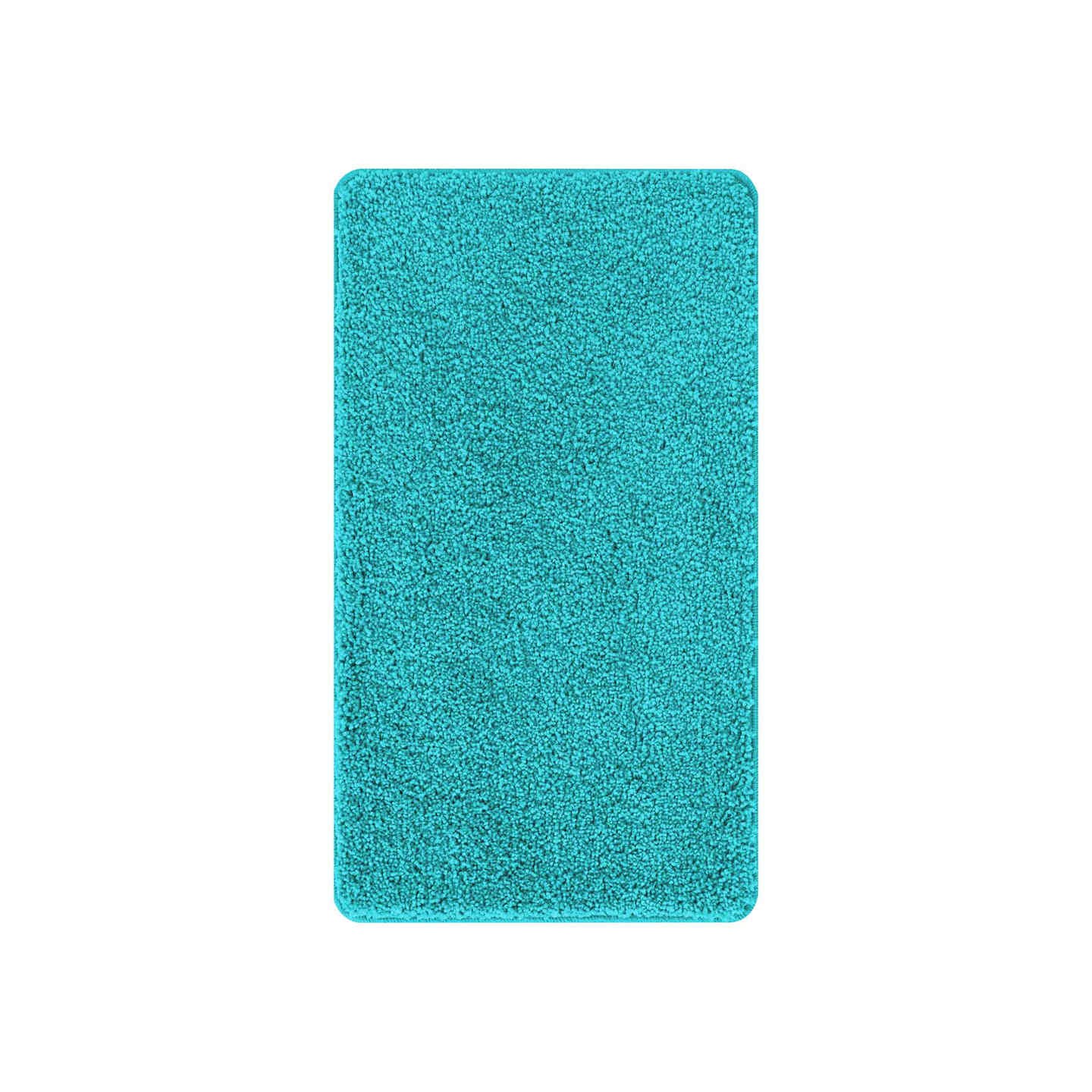 Tapis de bain antidérapant Turquoise 70 x 120 cm PP