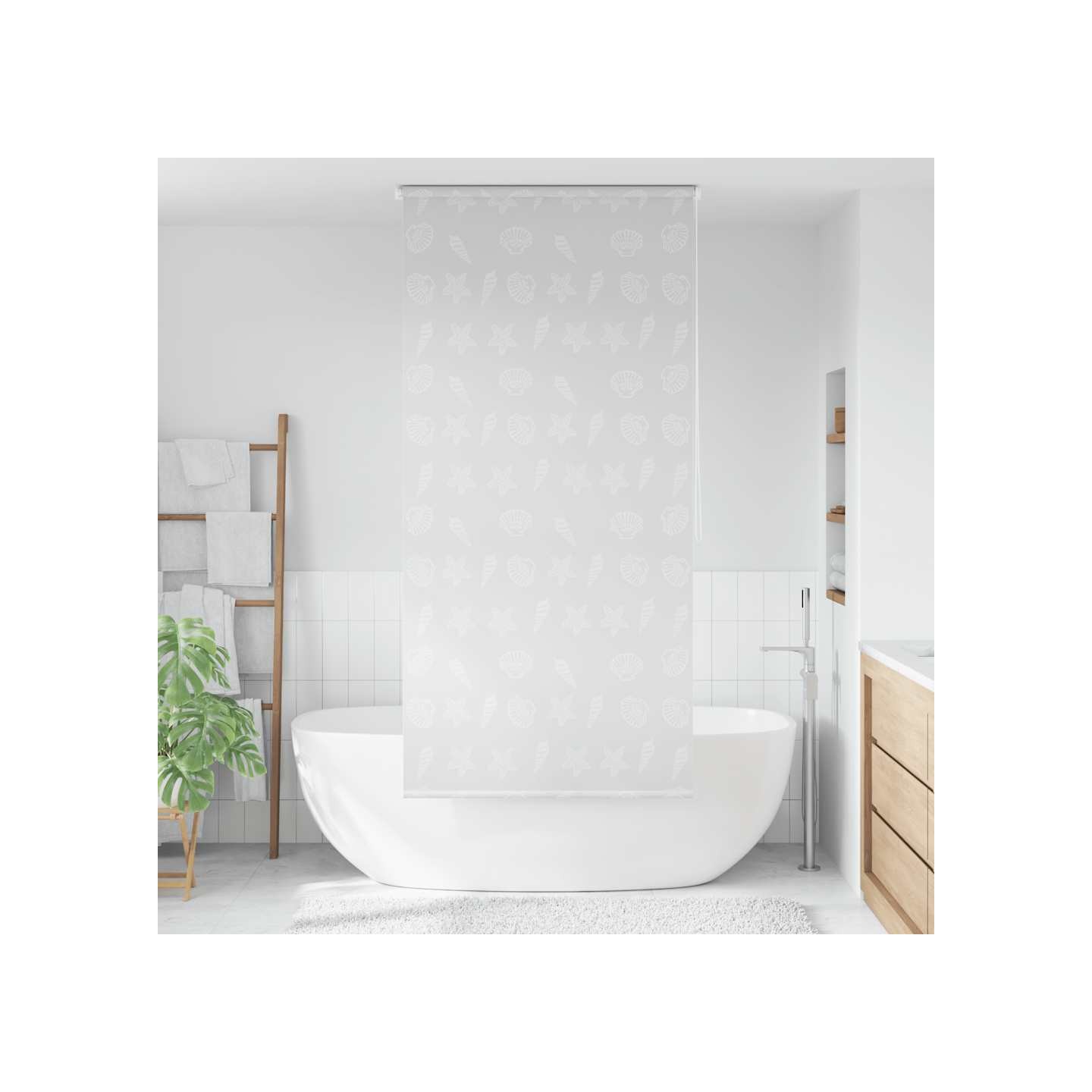 Store roulant de douche 80x240 cm Étoile de mer
