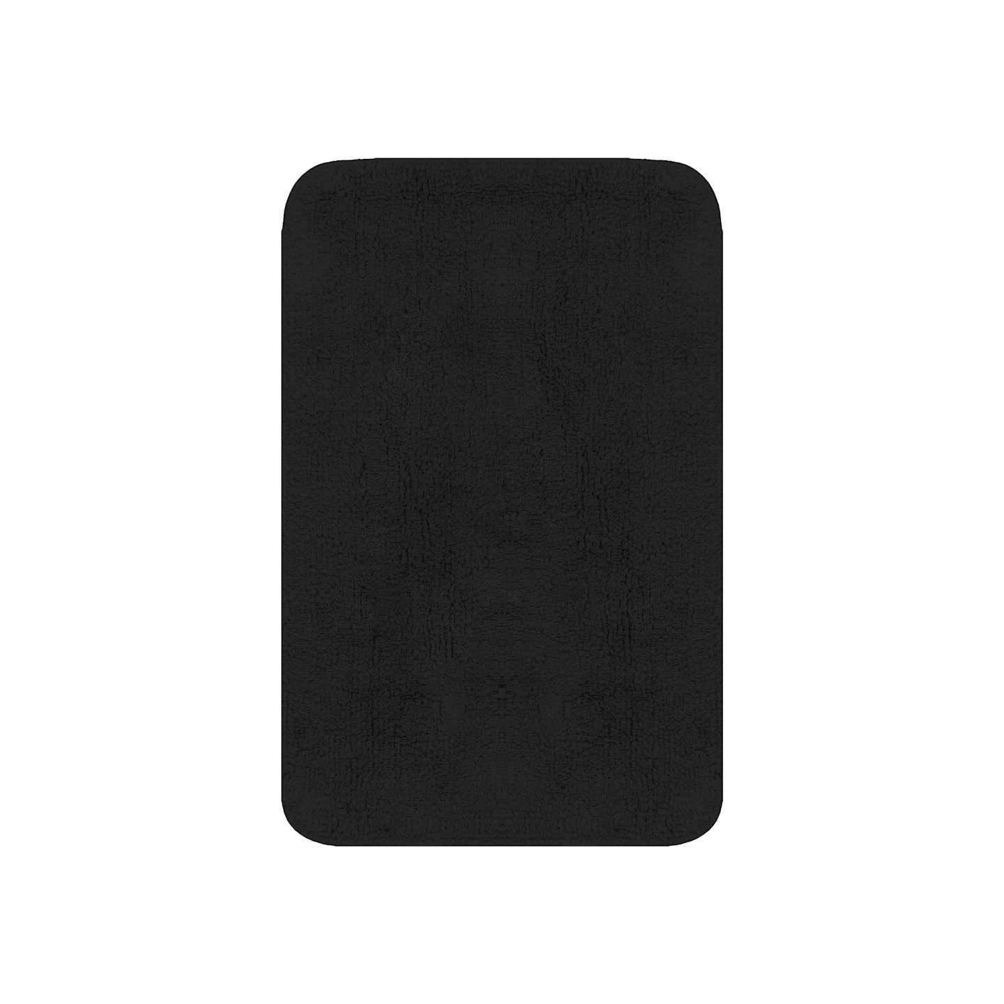 Jeu de tapis de salle de bain 3 pcs Tissu Anthracite