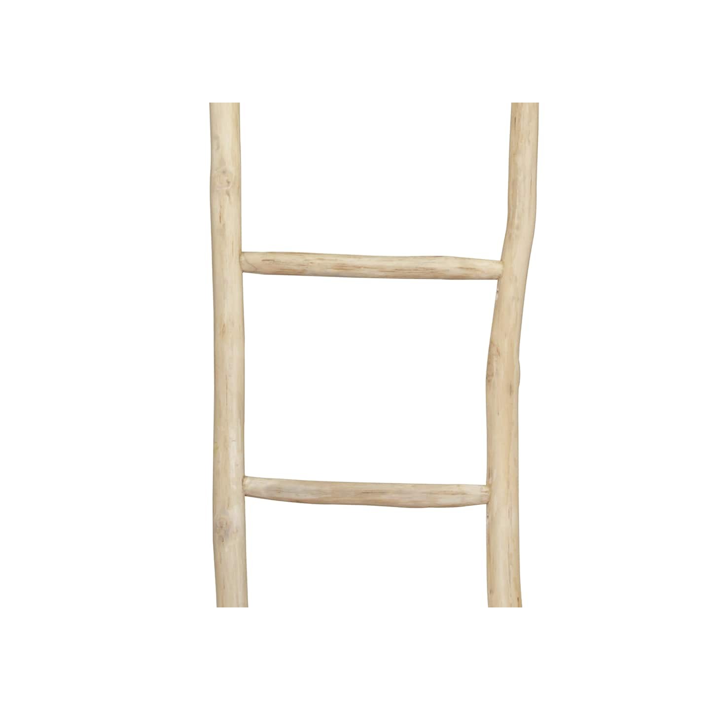 Porte-serviette avec 5 barreaux Teck 45 x 150 cm Naturel