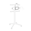 Support porte-périphérique ERARD 039291 pour pied Kana | Nimestore