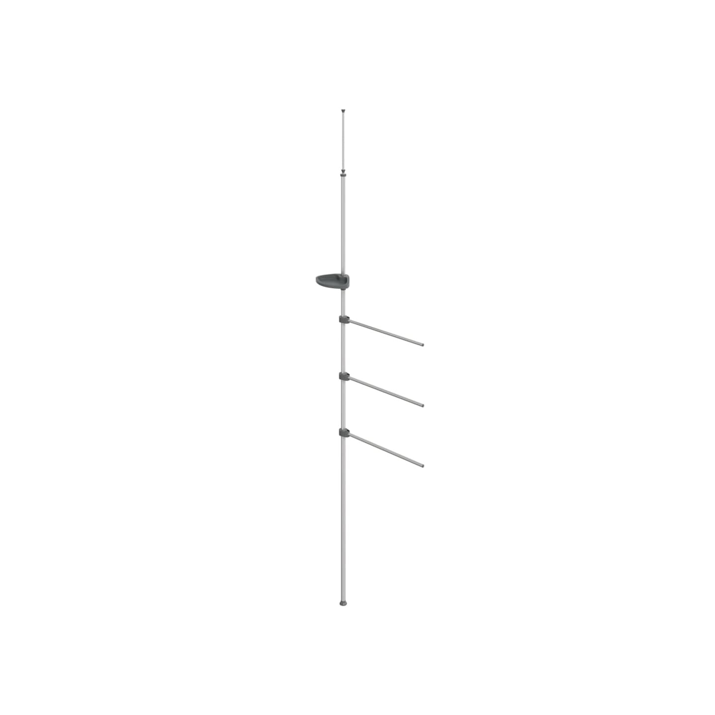 Porte-serviette 47x280 cm aluminium