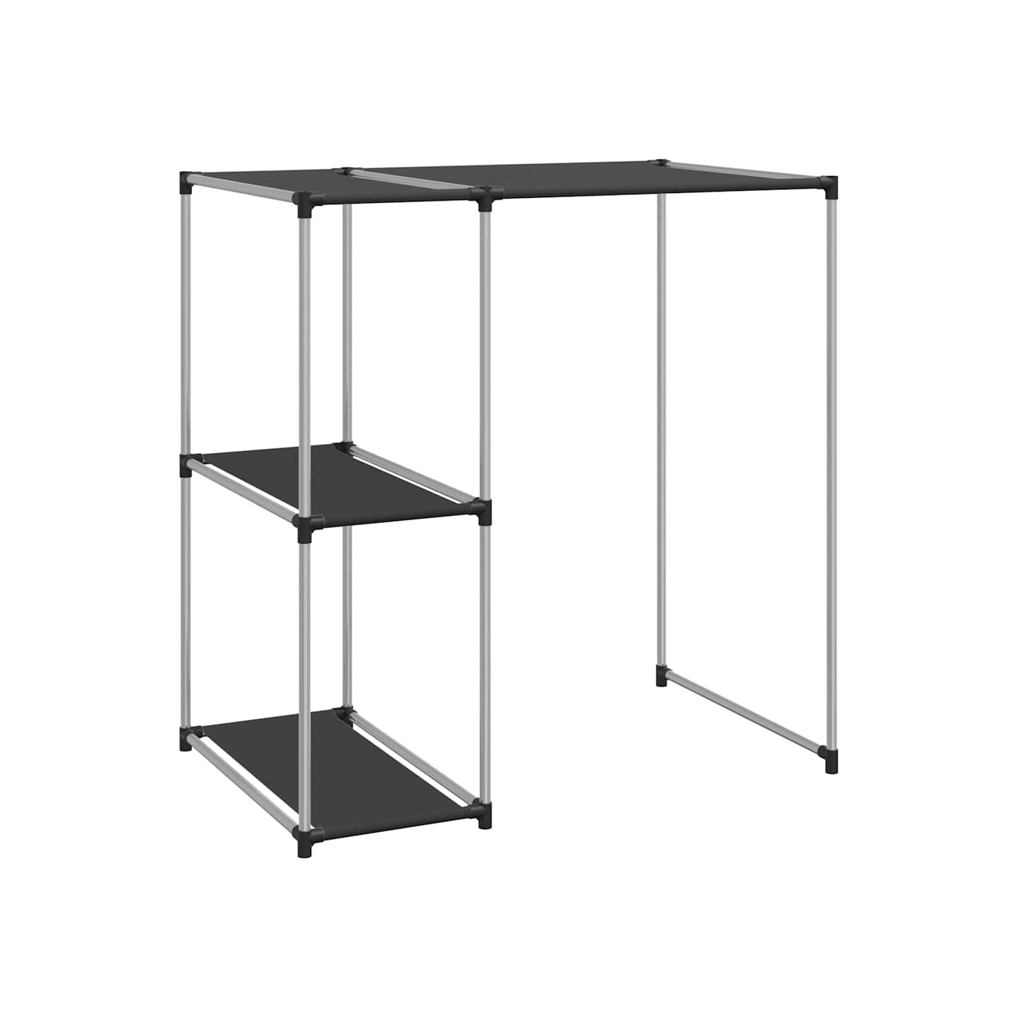 Support de rangement sur la machine à laver Noir 87x55x90,5 cm