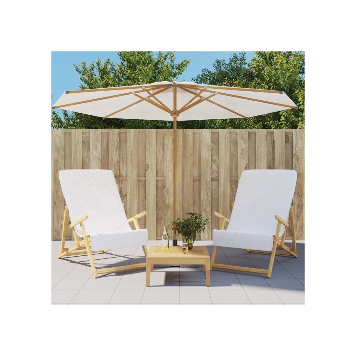 Serviettes de plage 2 pcs blanc 60x135 cm tissu 400 GSM