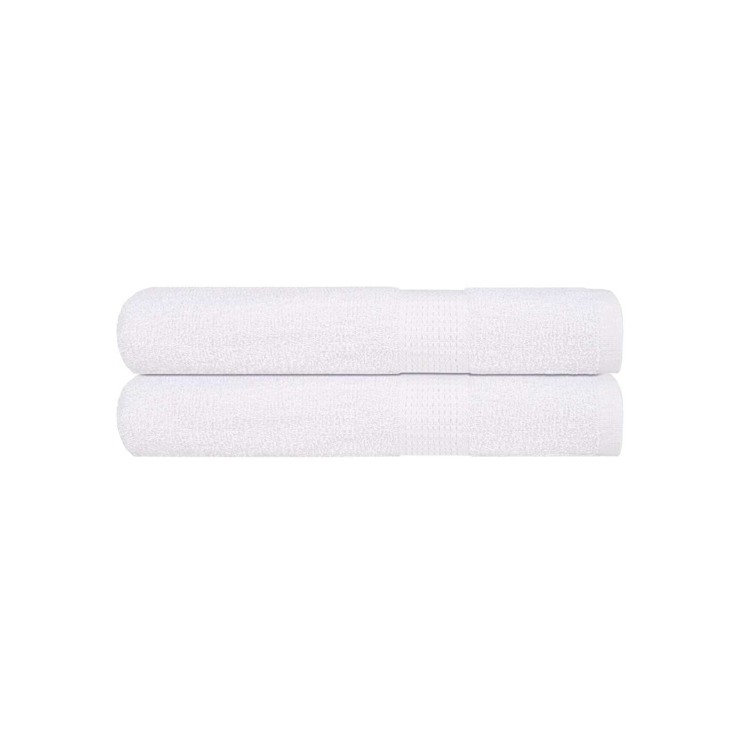 Serviettes FROGN 2 pcs blanc 100x200 cm 360 g/m²