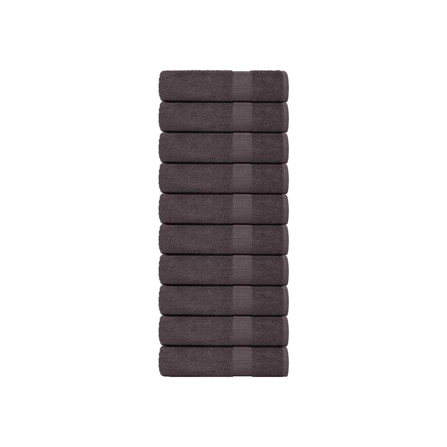 Serviettes de bain FROGN 10 pcs anthracite 100x150 cm 360 g/m²