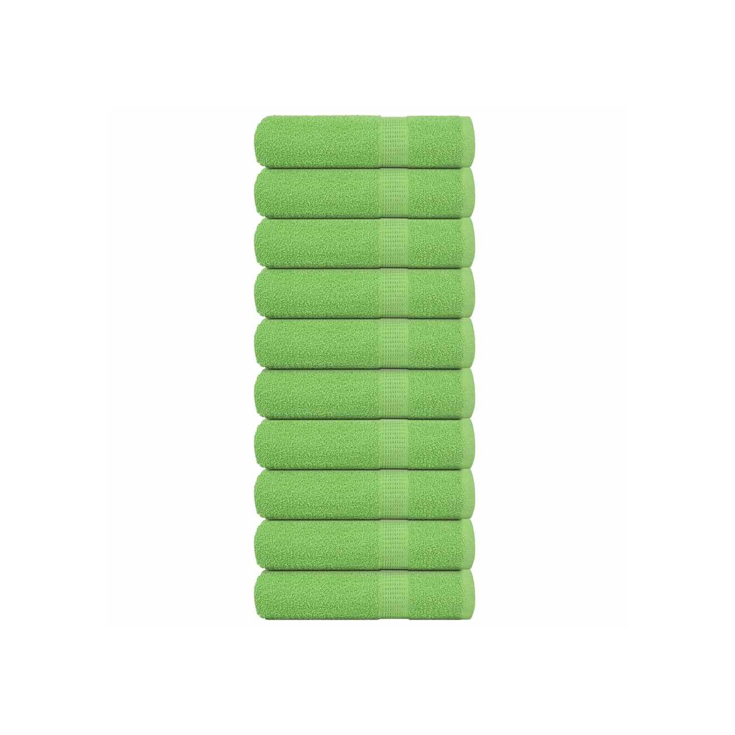 Essuie-mains FROGN 10 pcs vert pomme 50x100 cm 360 g/m²