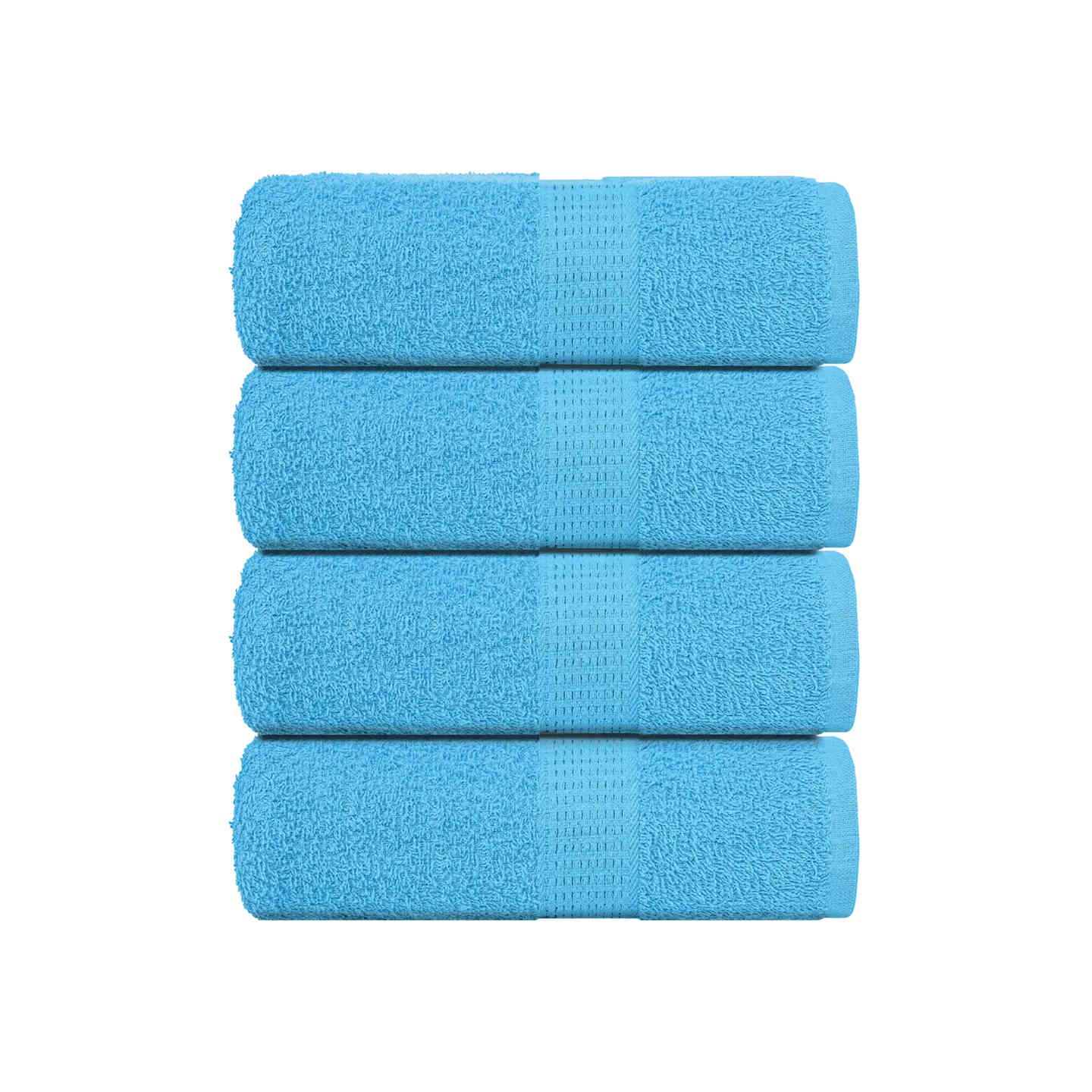 Serviettes d'invité FROGN 4 pcs turquoise 30x50cm 360 g/m²