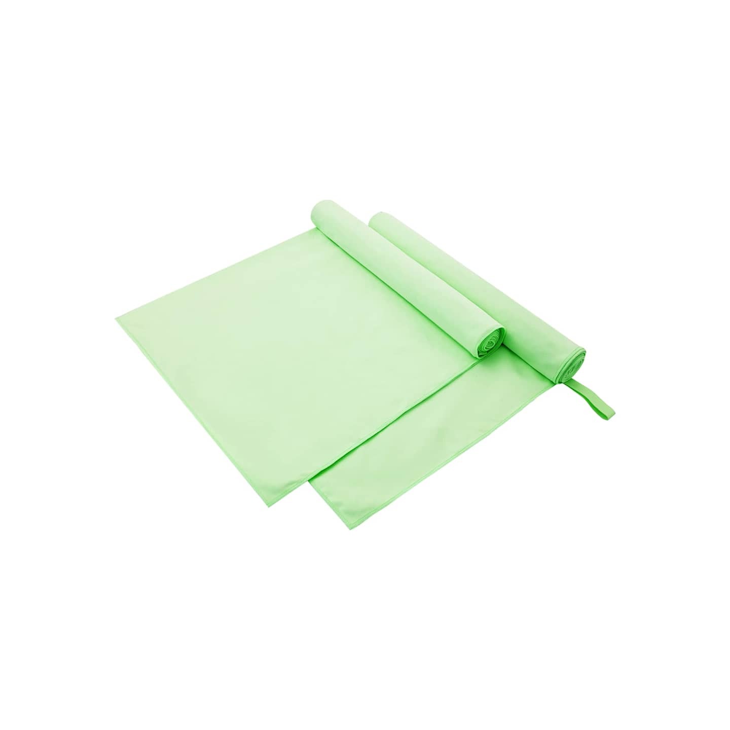 Serviettes de sport 2 pc Vert 180 x 90 cm