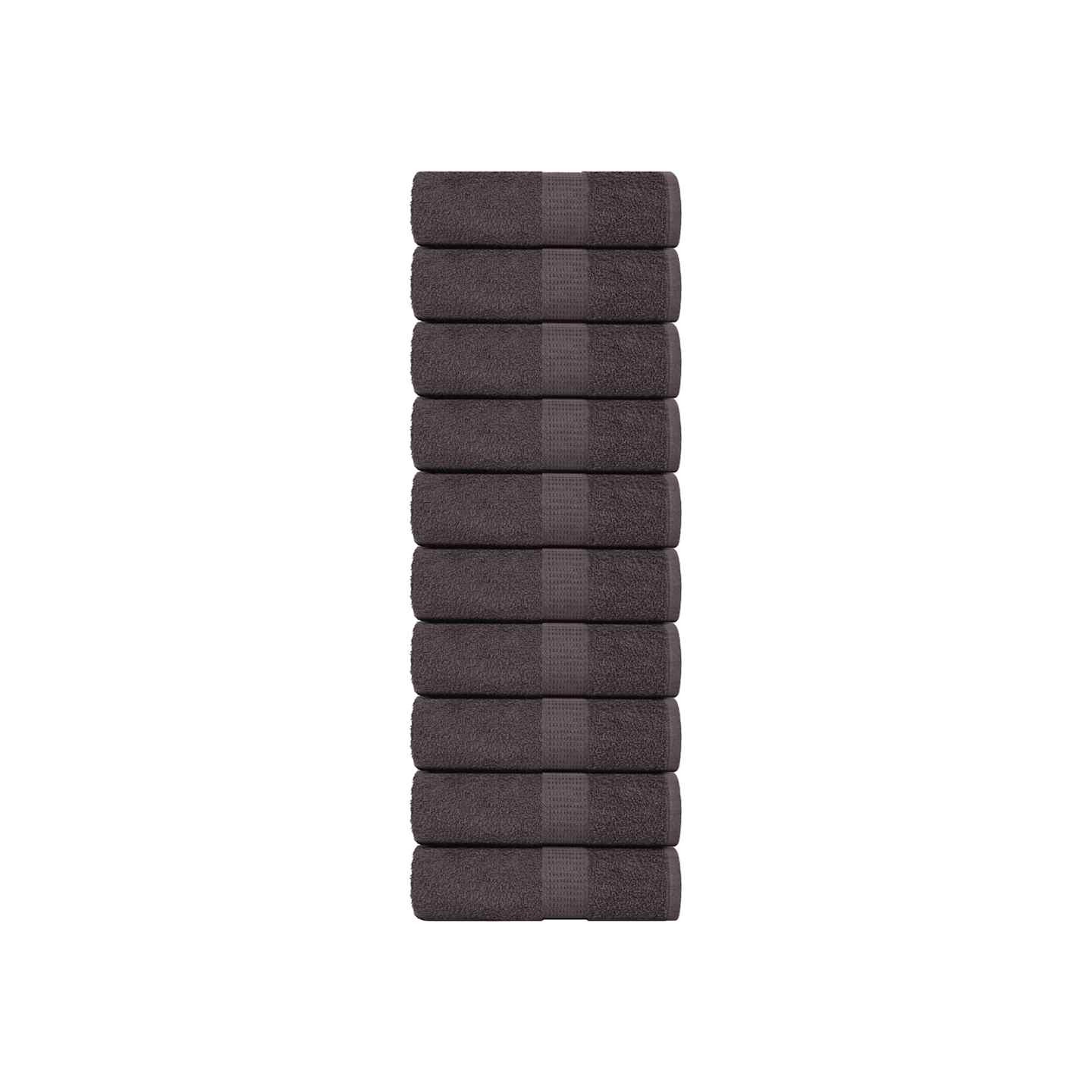 Serviettes d'invité FROGN 10pcs anthracite 30x50cm 360 g/m²