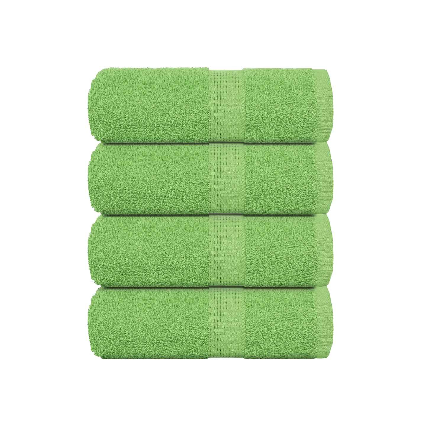 Serviettes d'invité FROGN 4pcs vert pomme 30x50cm 360 g/m²